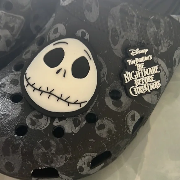 Nightmare before Christmas crocs Jack Disney Tim burton Halloween shoes - Picture 8 of 8